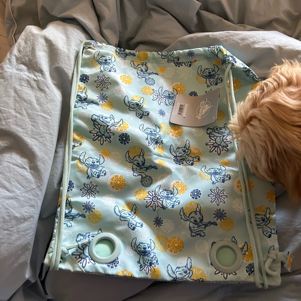 Floral Drawstring Backpack - Picture 3 of 3